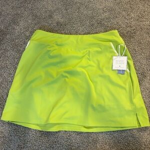 Sigrid Olsen Bright Lime Tennis/Golf Skirt